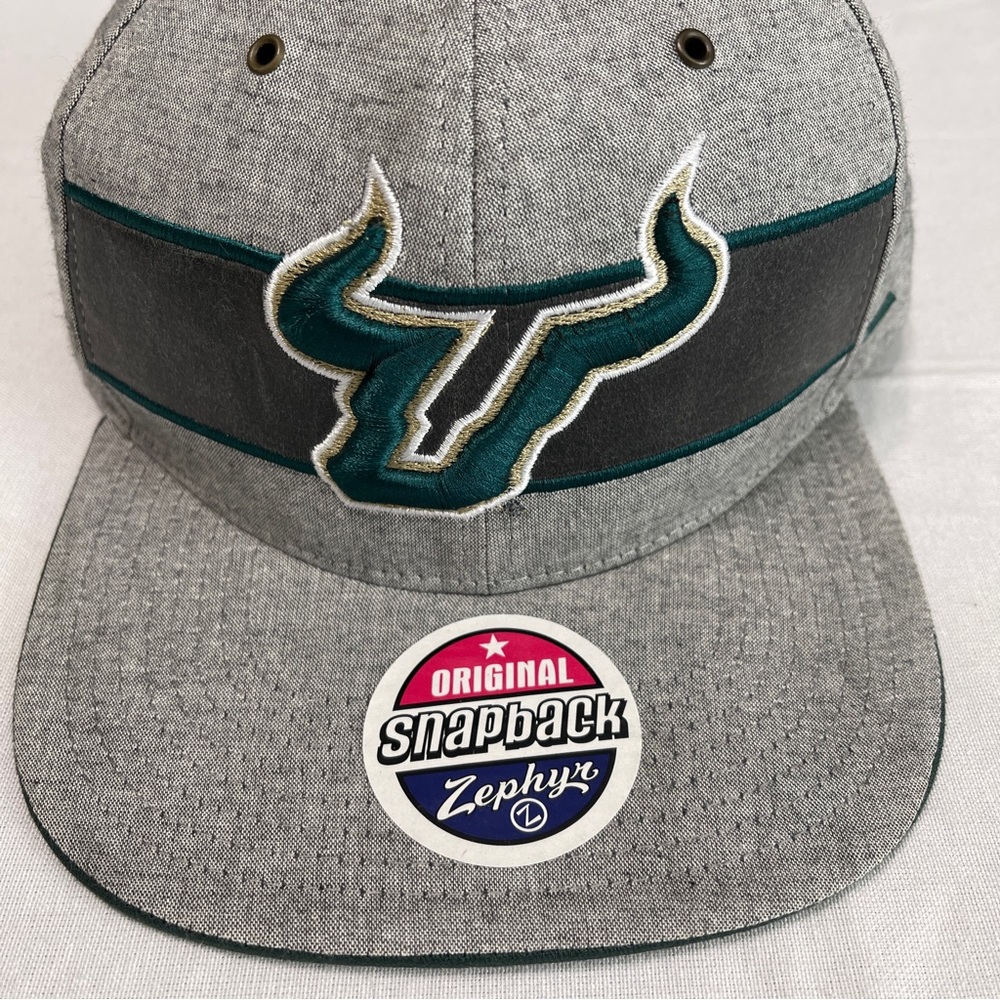 University South Florida Bulls USF Zephyr Adjustable Hat NWT